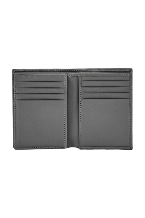 Card holder with flap Double B Saffiano Grey - 3