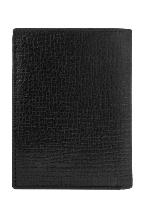 Card holder with flap Grid Black - 6