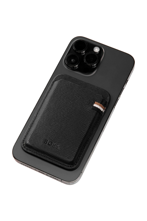 Card holder with Magnet Mobile Iconic Black - 2