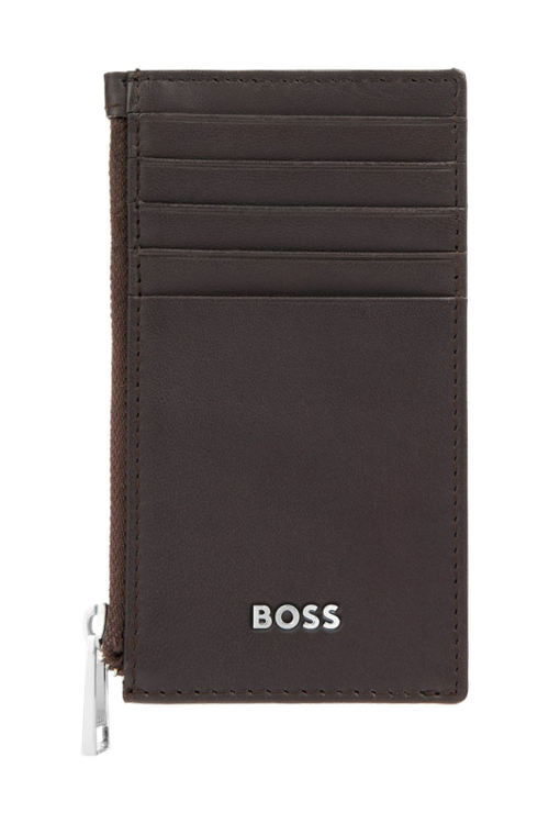 Card holder zip Classic Smooth Brown - 2