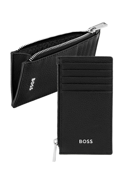 Card holder zip Classic Grained Black - 1
