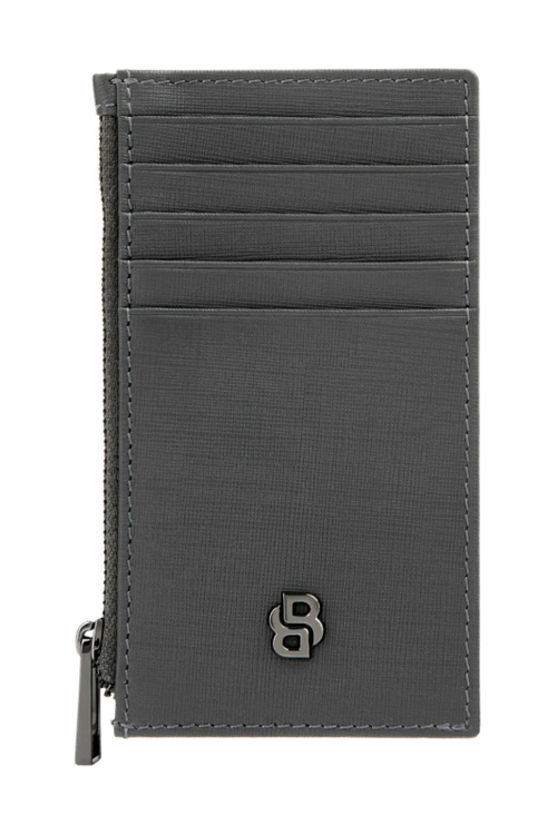 Card holder zip Double B Saffiano Grey - 2