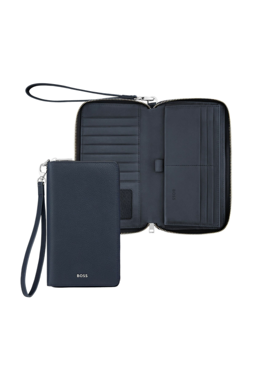 Travel wallet Classic Grained Navy - 1