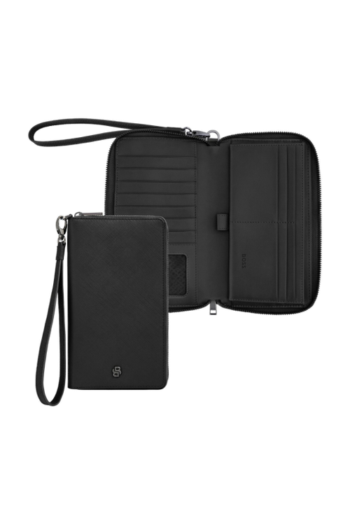 Travel wallet Double B Saffiano Black - 1