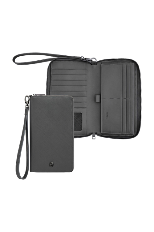 Travel wallet Double B Saffiano Grey - 1