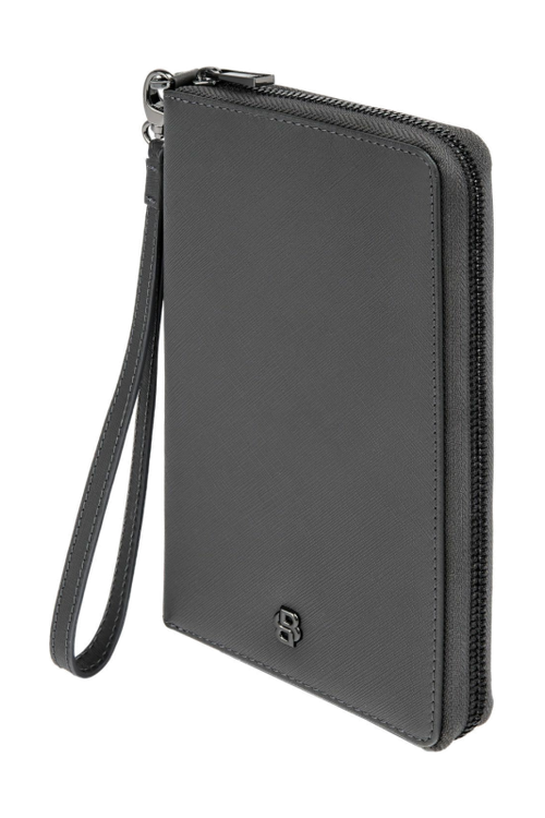 Travel wallet Double B Saffiano Grey - 5