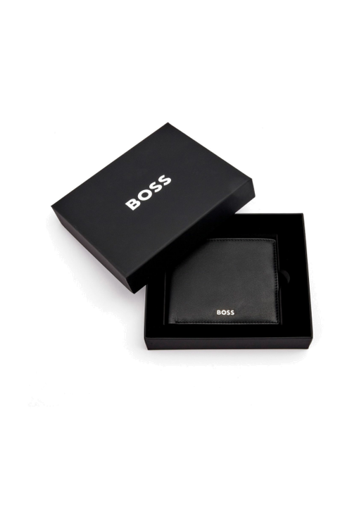 Money wallet with flap Classic Smooth Black - 6