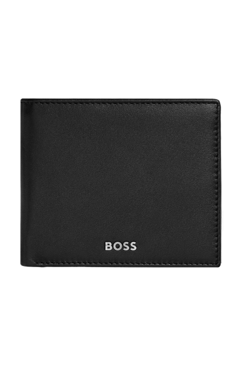 Money wallet with flap Classic Smooth Black - 2