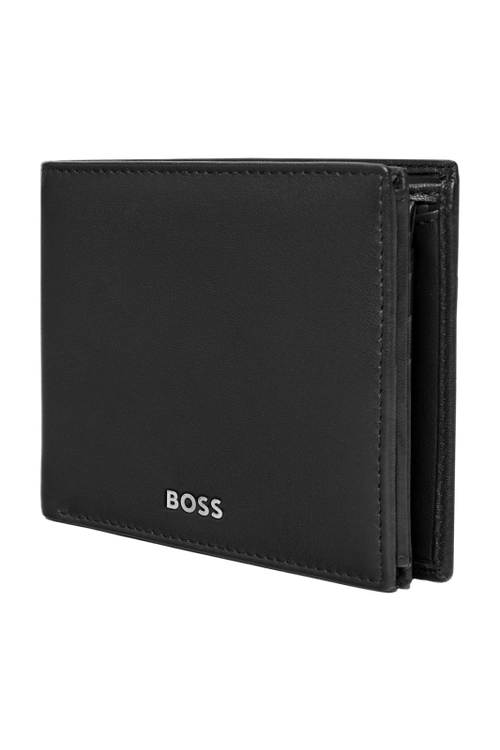 Money wallet with flap Classic Smooth Black - 5