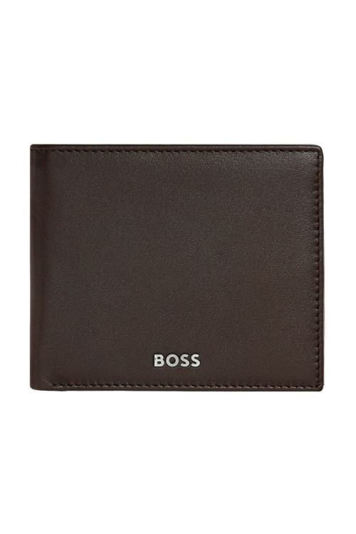 Money wallet with flap Classic Smooth Brown - 2