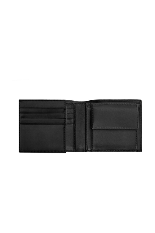 Money wallet with flap Classic Grained Black - 3
