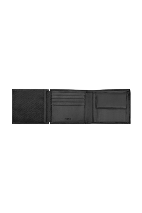 Money wallet with flap Classic Grained Black - 4