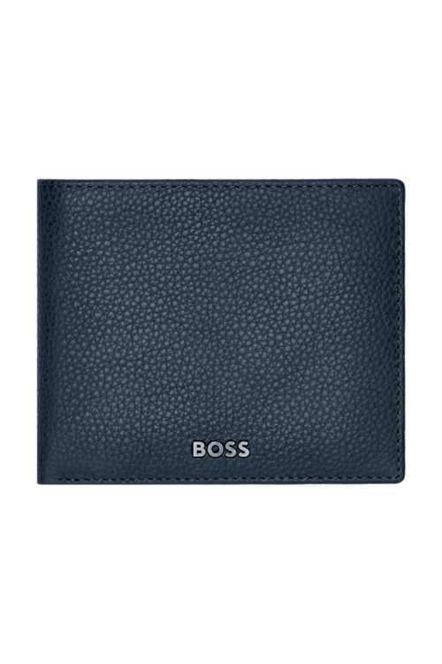 Money wallet with flap Classic Grained Navy - 2