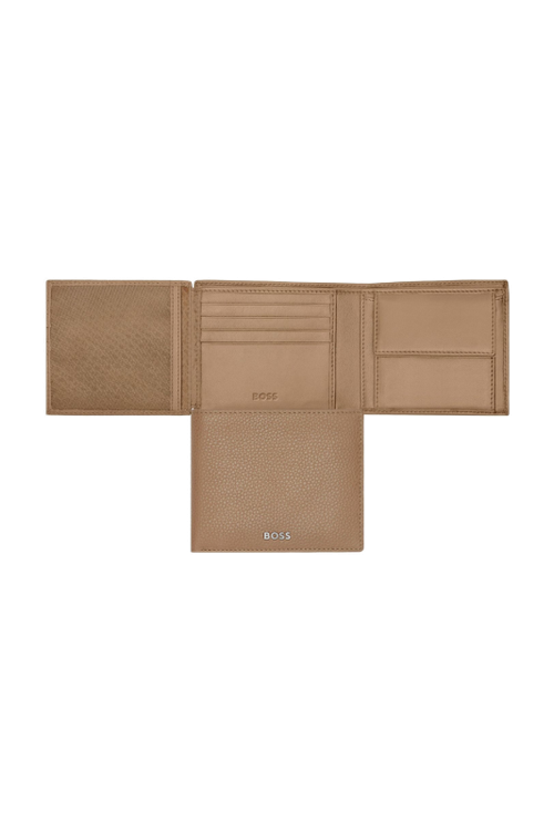 Money wallet with flap Classic Grained Camel - 1