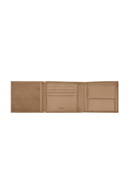 Money wallet with flap Classic Grained Camel - 4
