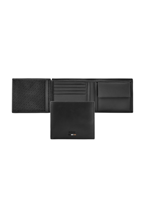 Money wallet with flap Emblematic Black - 1
