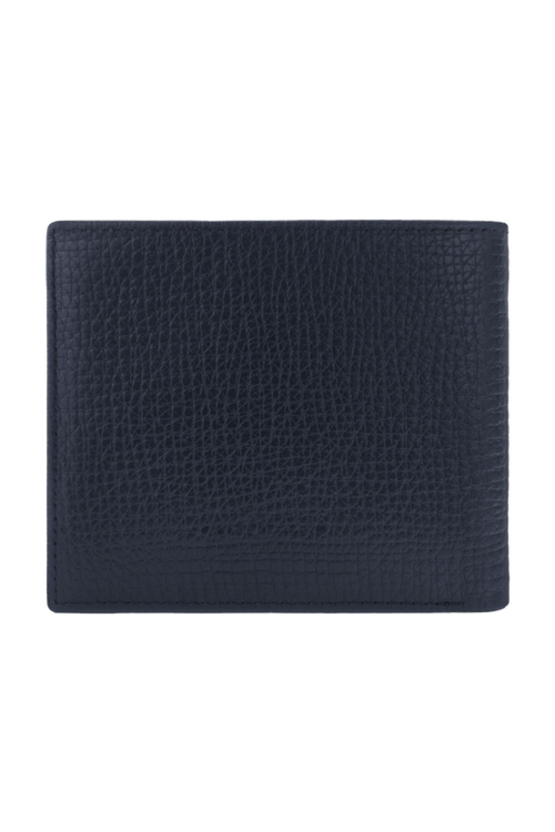 Money wallet with flap Grid Navy - 6