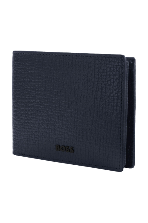 Money wallet with flap Grid Navy - 5