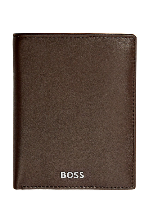 Money wallet Vertical flap Classic Smooth Brown - 2