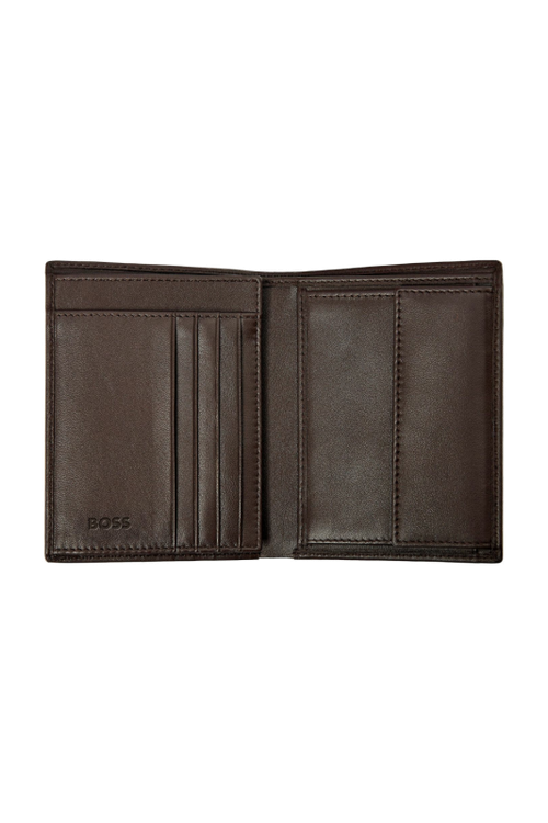 Money wallet Vertical flap Classic Smooth Brown - 4