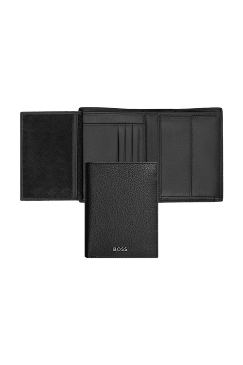 Money wallet Vertical flap Classic Grained Black - 1
