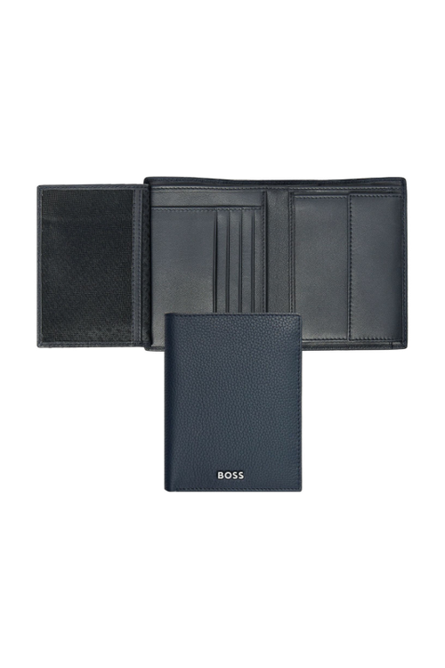 Money wallet Vertical flap Classic Grained Navy - 1
