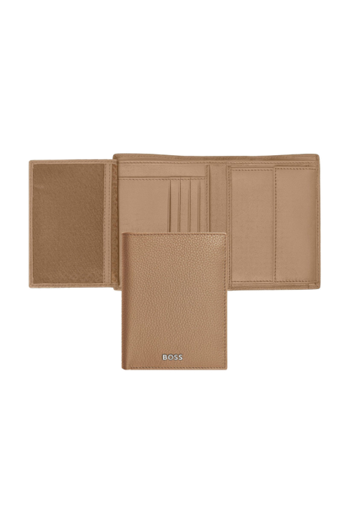 Money wallet Vertical flap Classic Grained Camel - 1