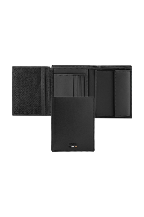 Money wallet with flap Emblematic Black - 1