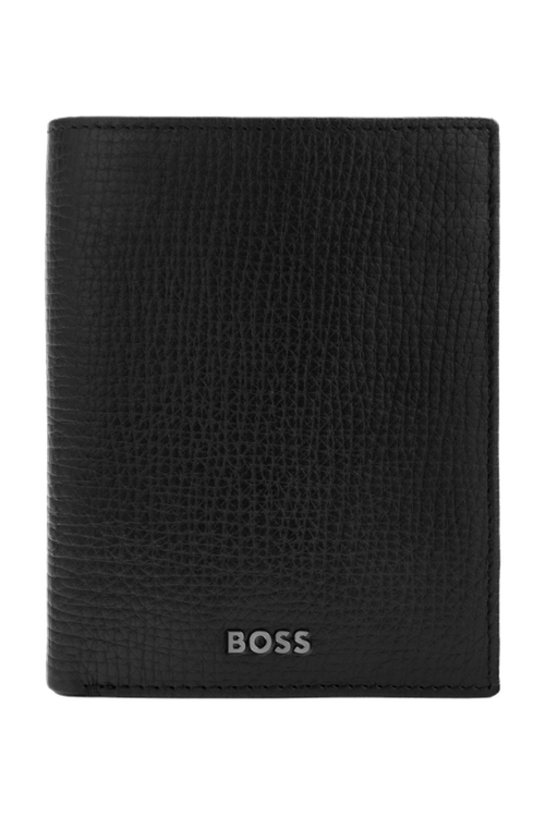 Money wallet with flap Grid Black - 2