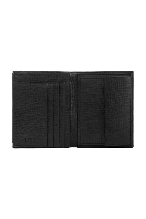 Money wallet with flap Grid Black - 3