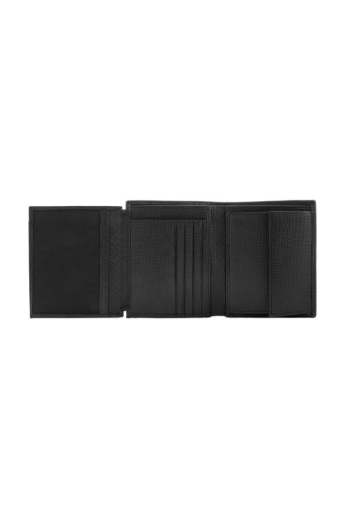 Money wallet with flap Grid Black - 4