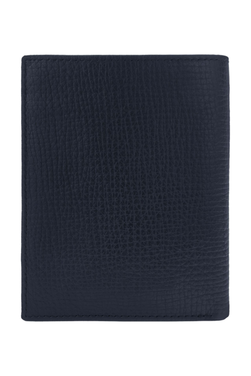 Money wallet with flap Grid Navy - 6