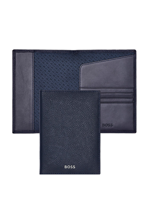 Passport holder Classic Grained Navy - 1