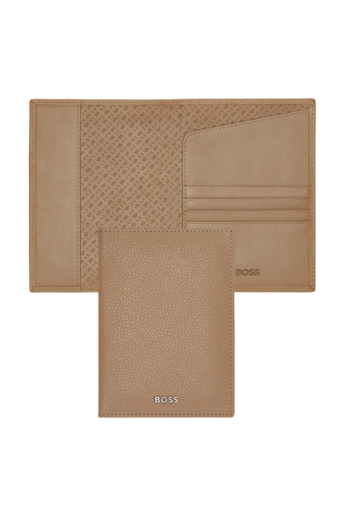 Passport holder Classic Grained Camel - 1