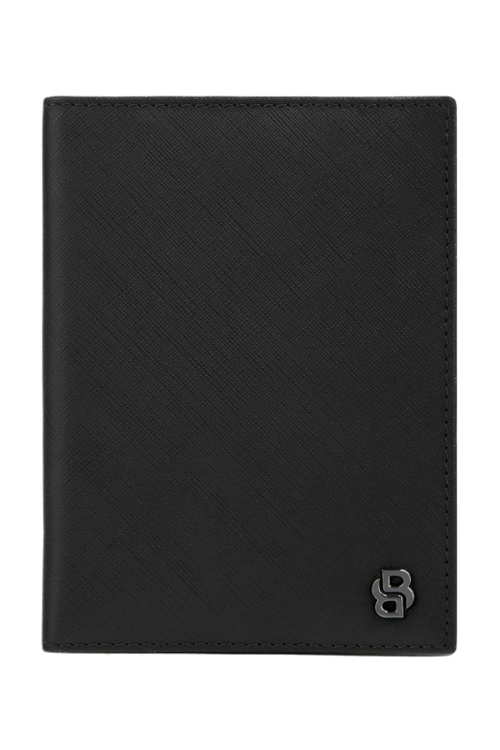 Passport holder Double B Saffiano Black - 2