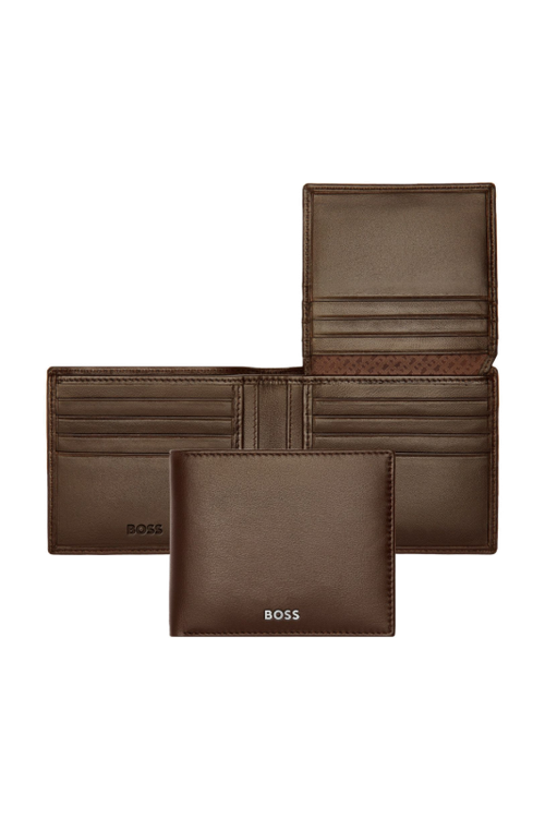 Wallet with flap Classic Smooth Brown - 1