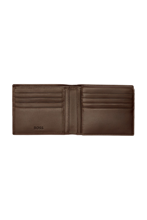 Wallet with flap Classic Smooth Brown - 4