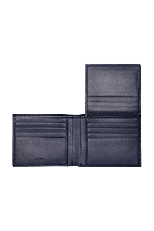 Wallet with flap Classic Grained Navy - 3