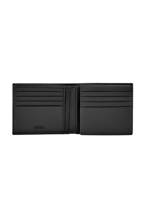 Card wallet with flap Double B Saffiano Black - 3