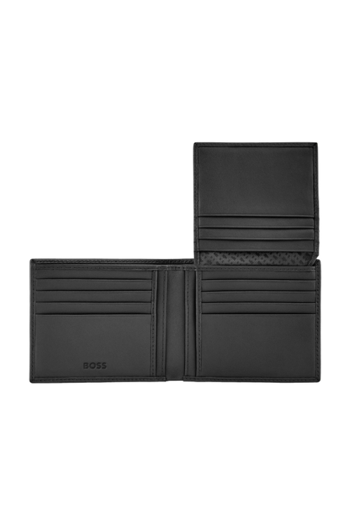 Card wallet with flap Double B Saffiano Black - 4