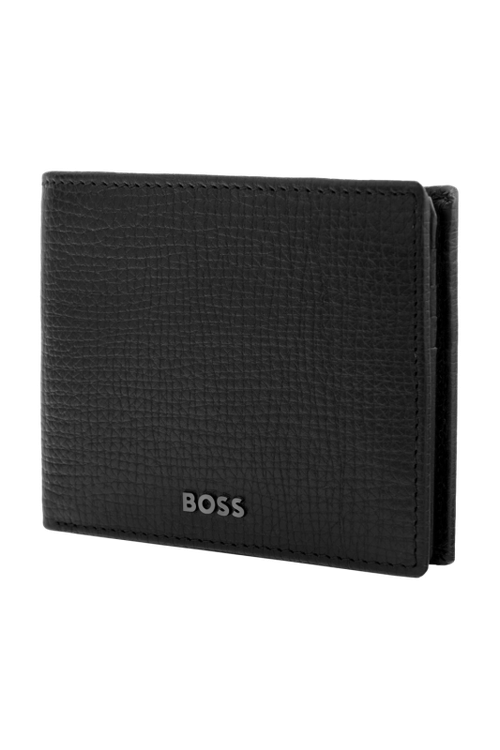 Card wallet with flap Grid Black - 5