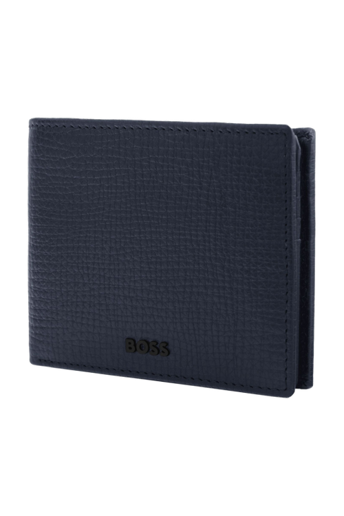 Card wallet with flap Grid Navy - 5