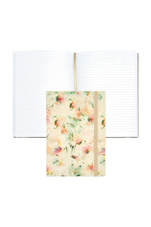 Notebook A5 Tie-dye Flower Cream Lined - 1