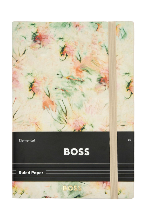 Notebook A5 Tie-dye Flower Cream Lined - 5
