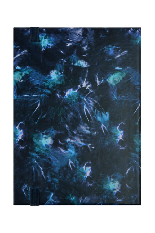 Notebook A5 Tie-dye Flower Navy Lined - 6