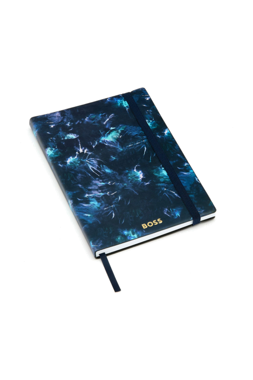 Notebook A5 Tie-dye Flower Navy Lined - 2