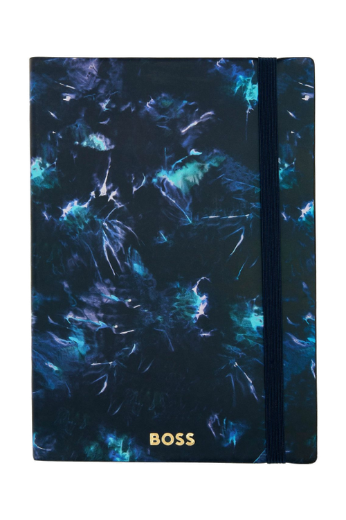 Notebook A5 Tie-dye Flower Navy Lined - 3