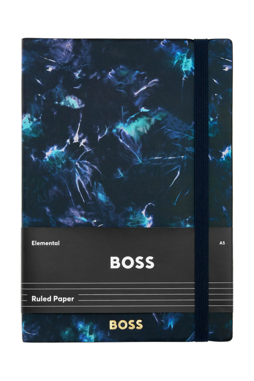 Notebook A5 Tie-dye Flower Navy Lined - 5