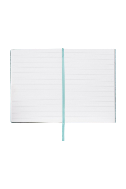 Notebook A5 Holographic Flower Light Blue Lined - 4