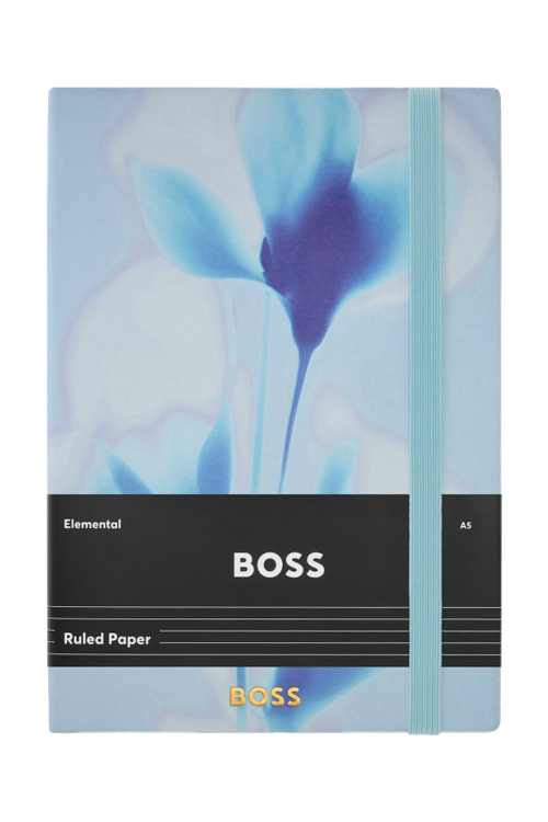 Notebook A5 Holographic Flower Light Blue Lined - 5